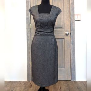 Gray Wool Banana Republic Dress